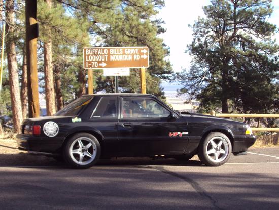 HP2g 110mpg V8 Hybrid E85 Colorado driving USA Buffalo Bill Grave